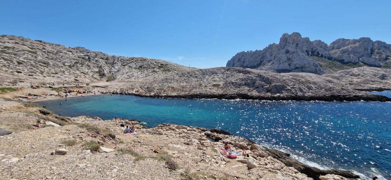 Pointe Rouge A 2Mn De La Plage - Avec Petite Vue Mer Marsella Exterior foto